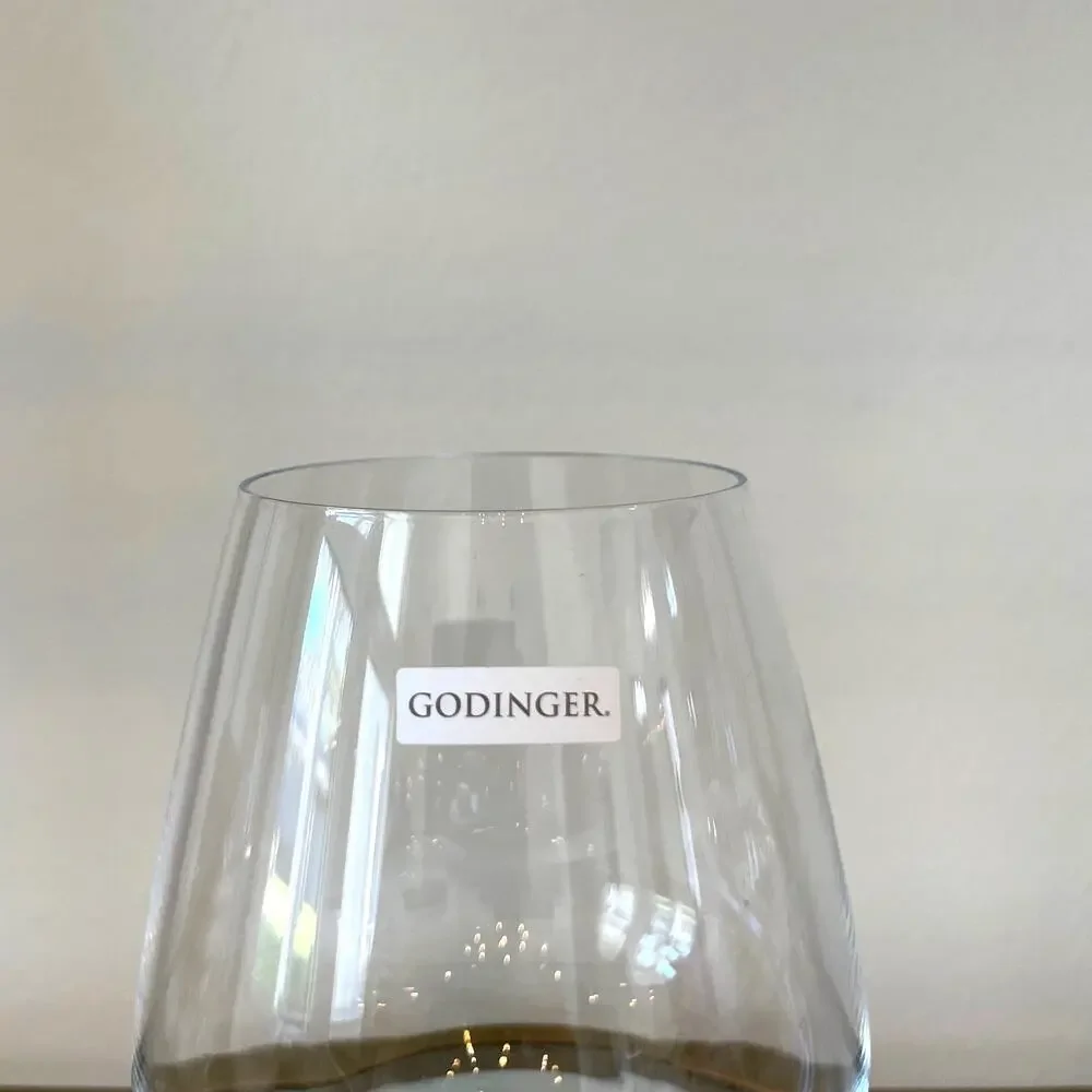 NEW Godinger Pink Butterfly Wine Glass Set of 2 Chic Barware